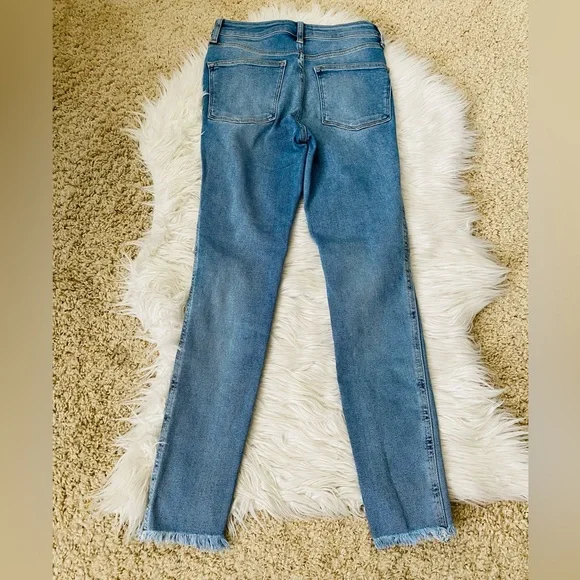 {Free People} We The Free Raw High-Rise Jegging in Light Blue Wash - Women's 27 - Picture 4 of 9